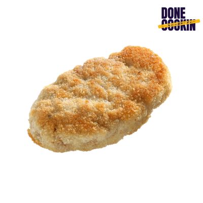 Kiaulienos šnicelis keptas, šaldytas, DONE COOKIN, 120 g x 30 vnt, 3,6 kg